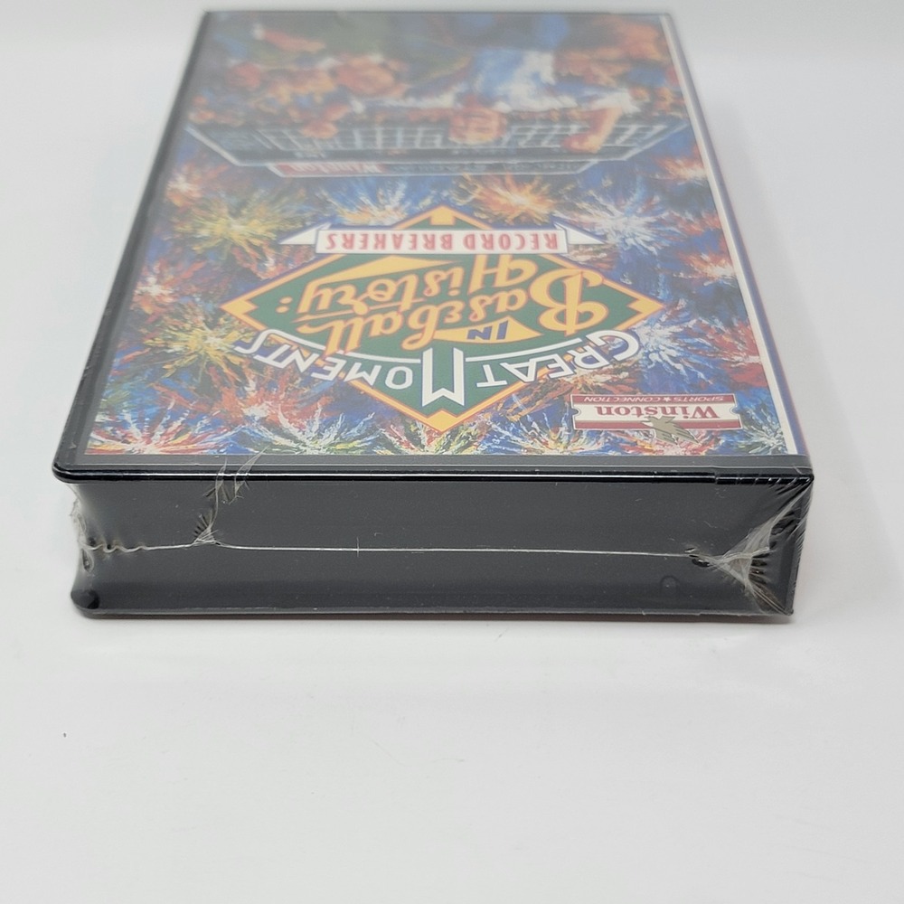 Sealed Winston Sports ~ Great Moments In Baseball History ~ Record Breakers VHS - Picture 9 of 11